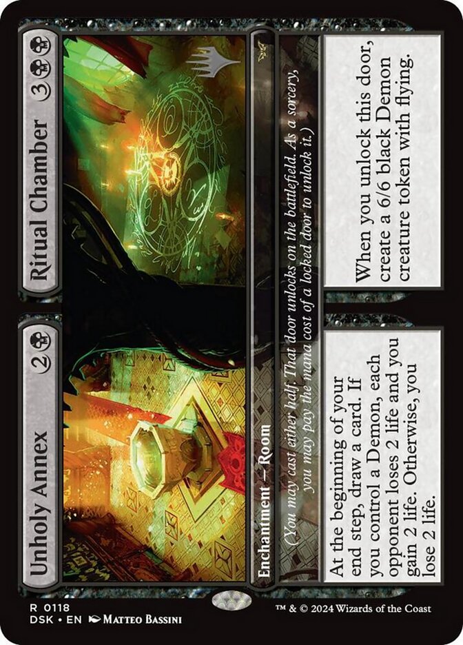 Unholy Annex card front