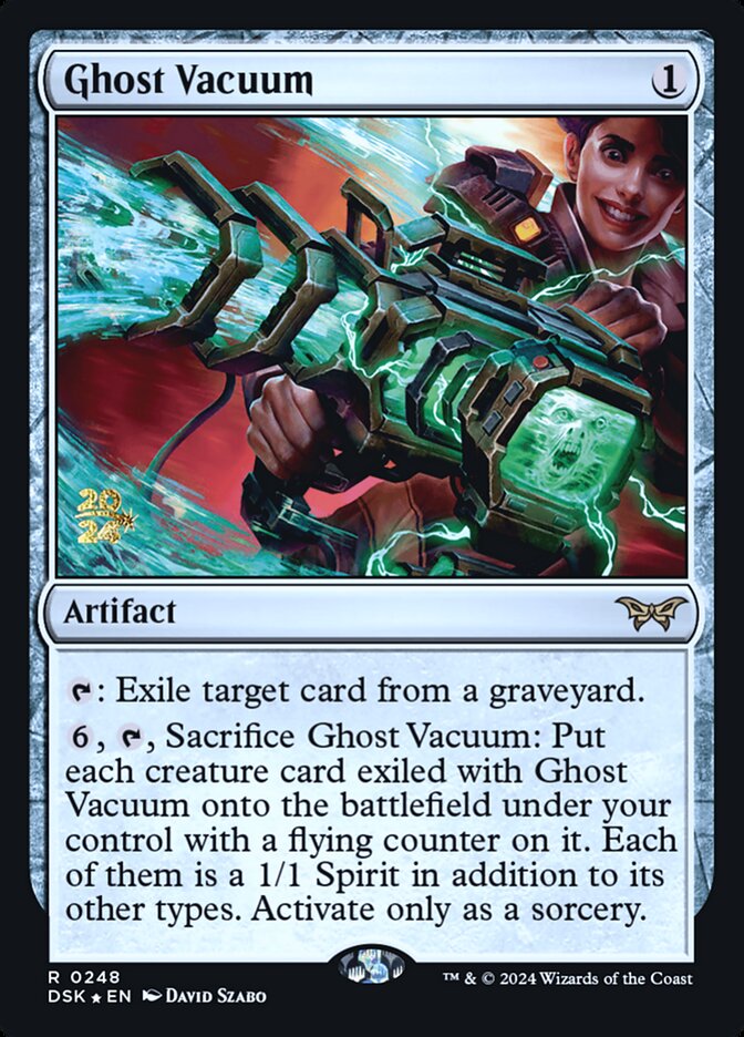 Ghost Vacuum card front