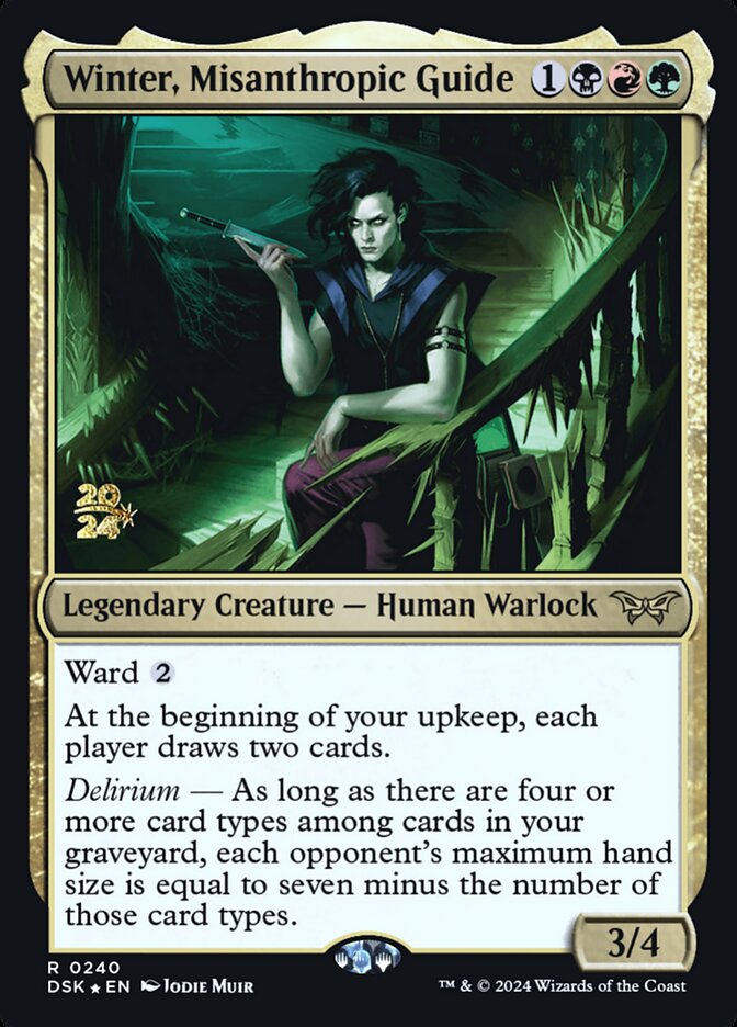 Winter, Misanthropic Guide card front