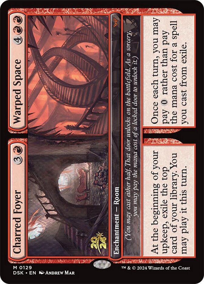 Charred Foyer card front