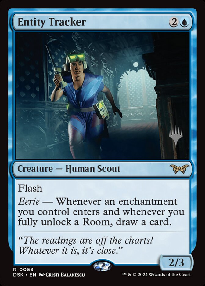 Entity Tracker card front