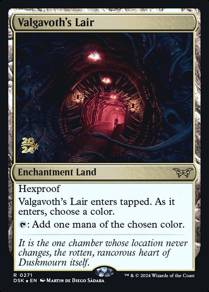 Valgavoth's Lair card front