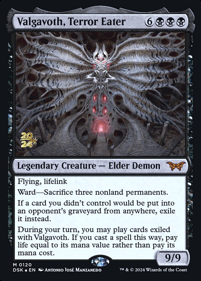 Valgavoth, Terror Eater card front
