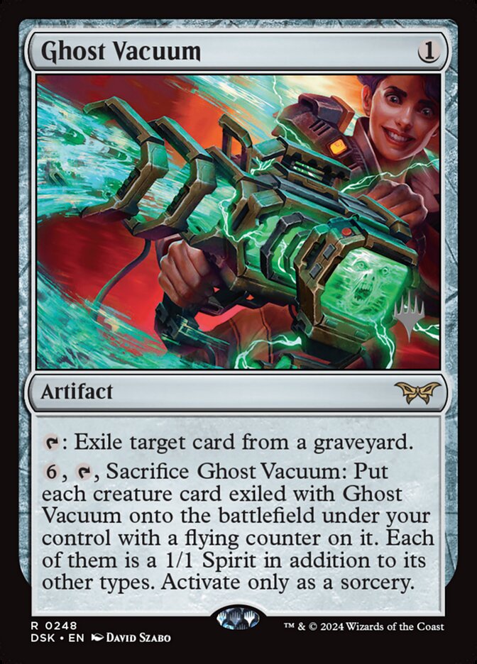 Ghost Vacuum card front