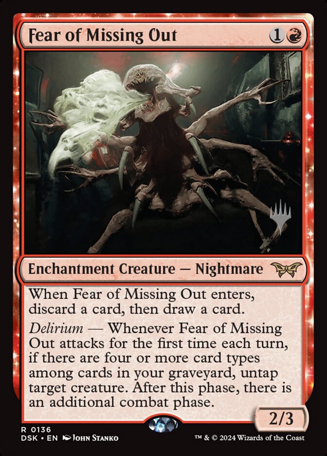Fear of Missing Out card front