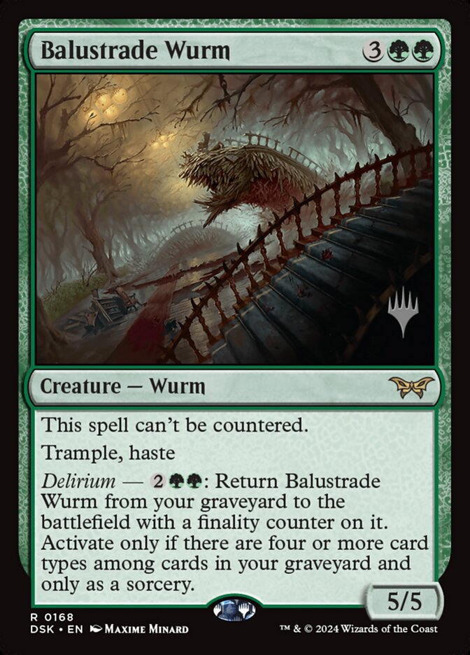 Balustrade Wurm card front