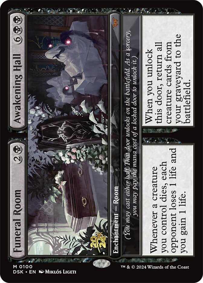 Funeral Room card front