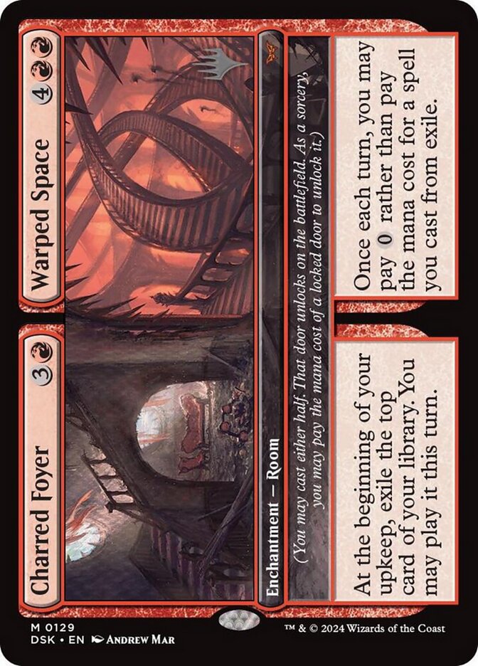 Charred Foyer card front