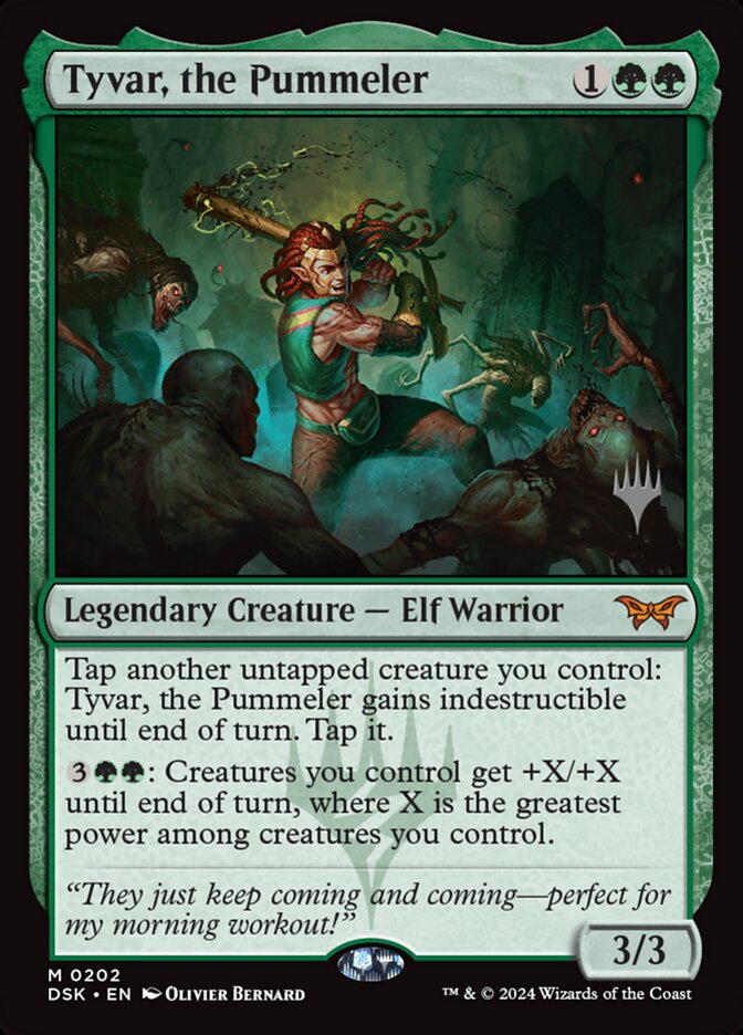 Tyvar, the Pummeler card front