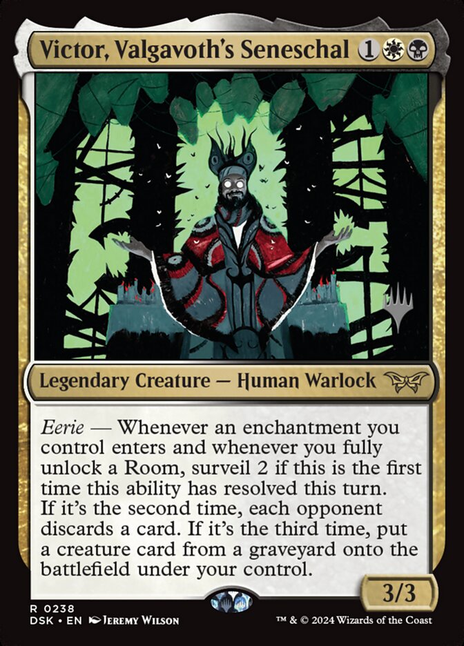 Victor, Valgavoth's Seneschal card front