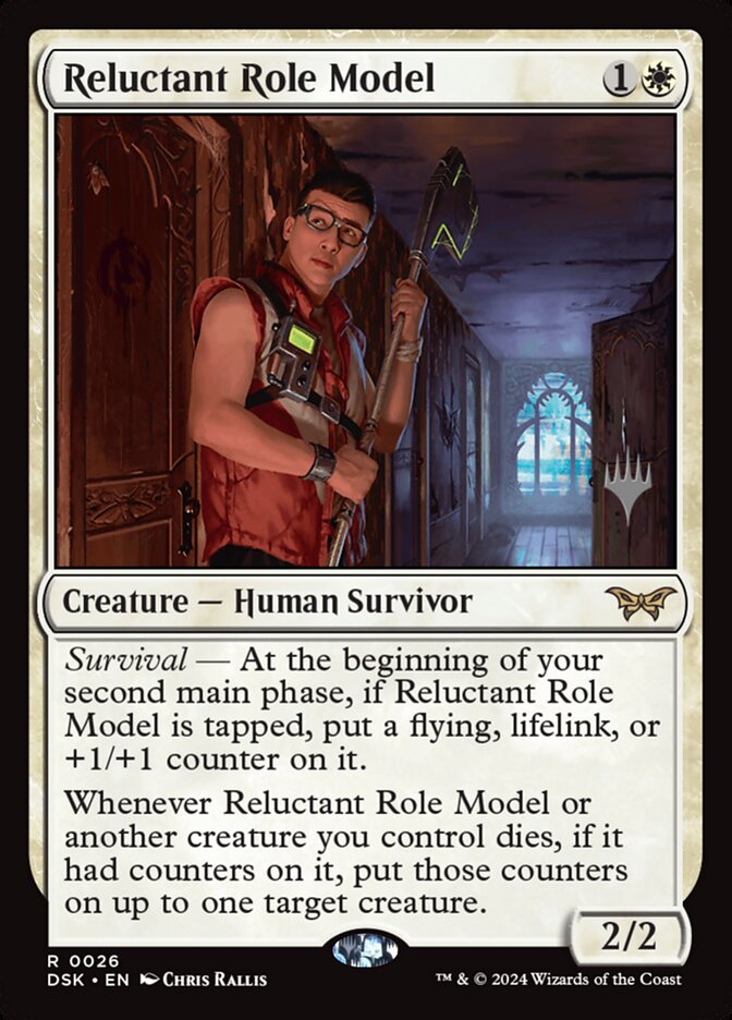 Reluctant Role Model card front