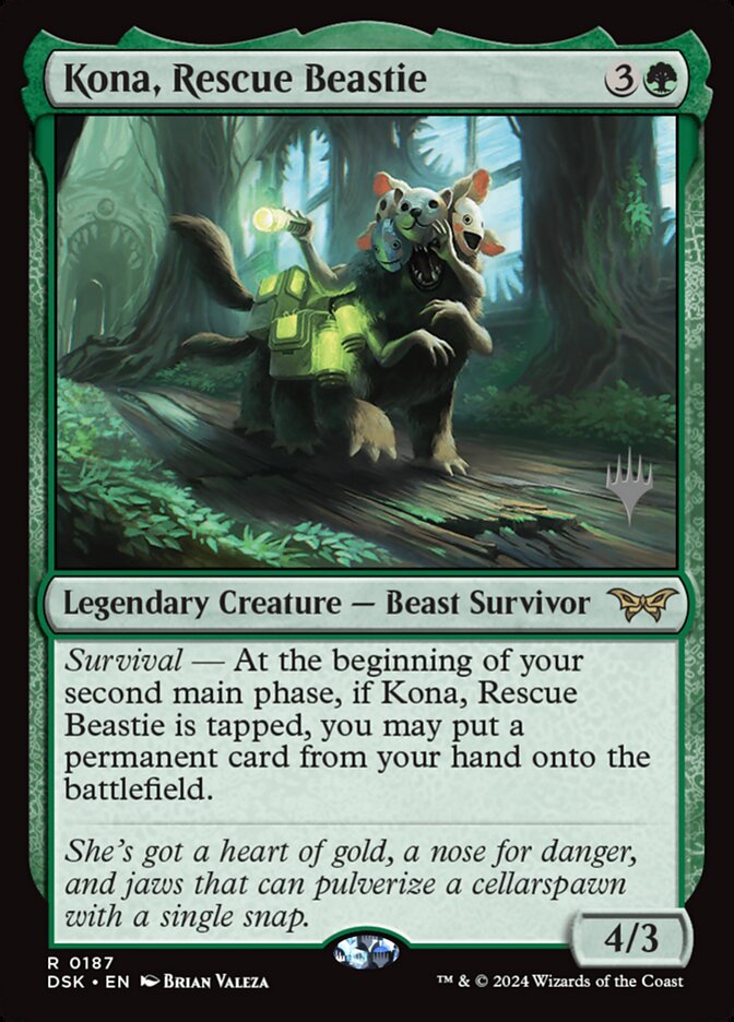 Kona, Rescue Beastie card front