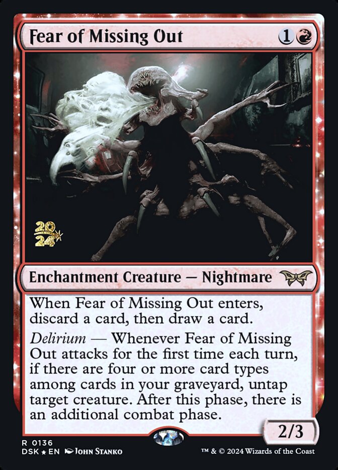 Fear of Missing Out card front
