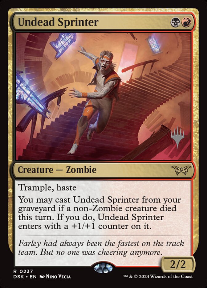 Undead Sprinter card front