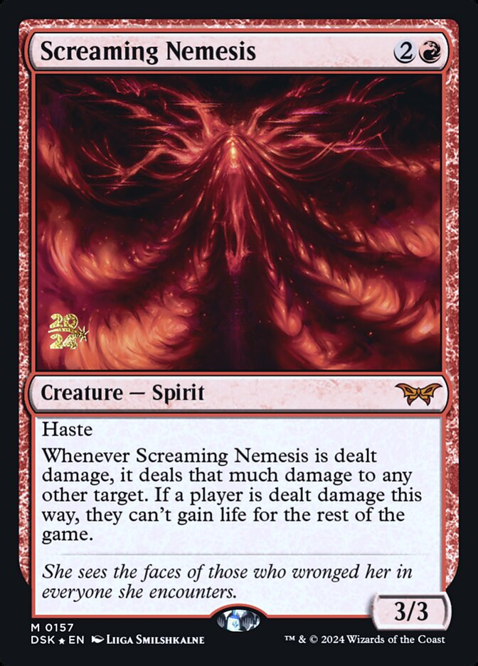 Screaming Nemesis card front