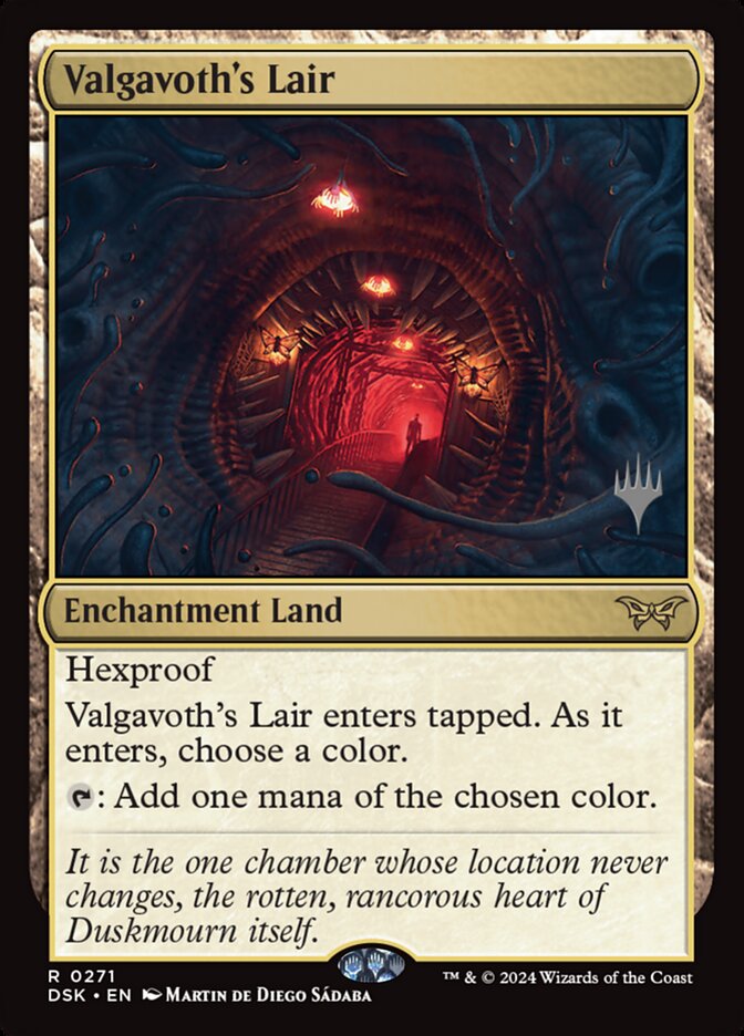 Valgavoth's Lair card front