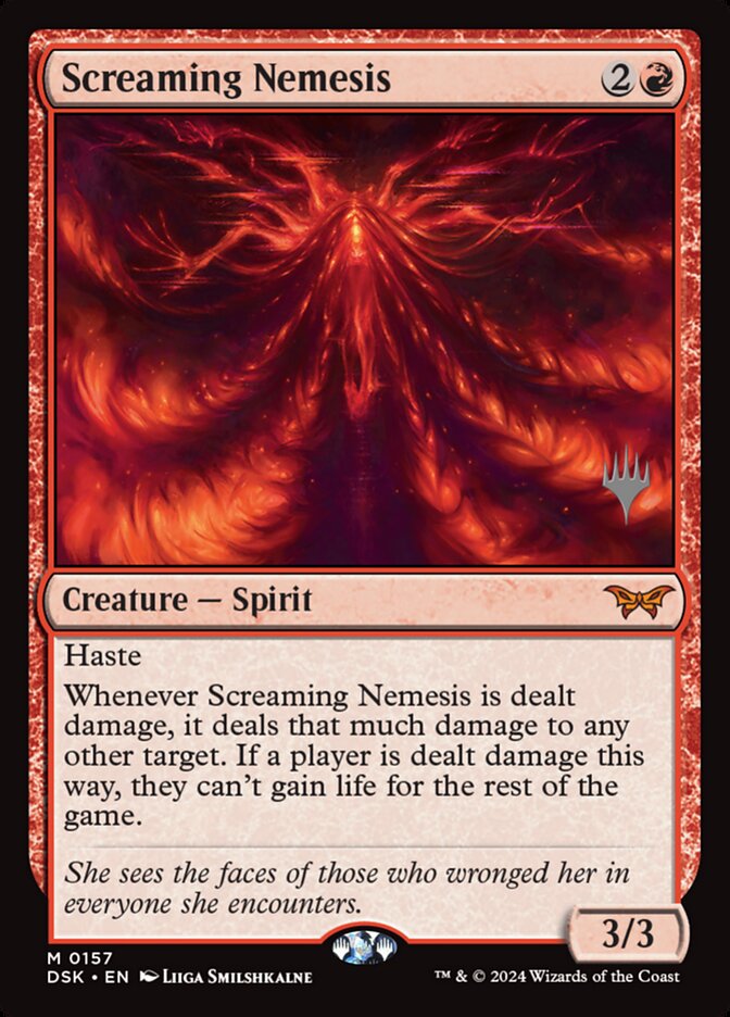 Screaming Nemesis card front