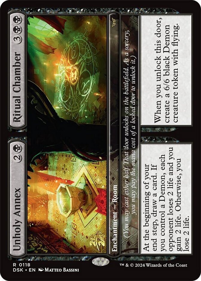 Unholy Annex card front