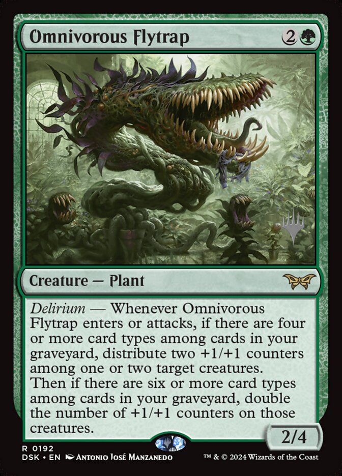Omnivorous Flytrap card front