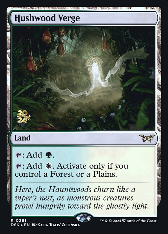 Hushwood Verge card front