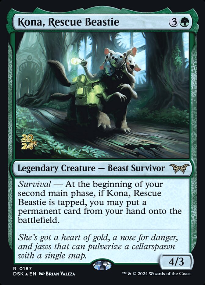 Kona, Rescue Beastie card front