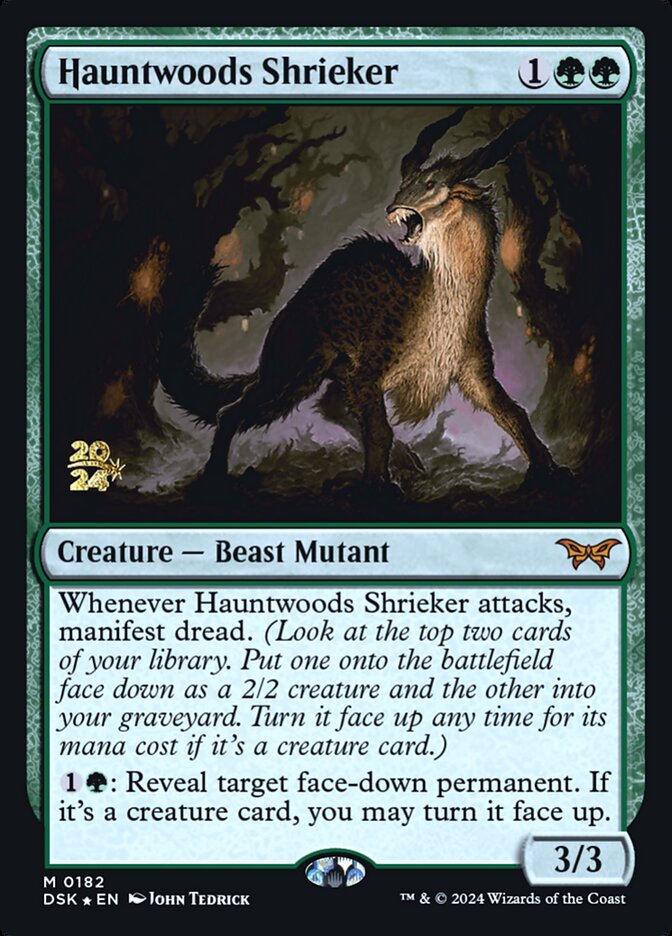 Hauntwoods Shrieker card front