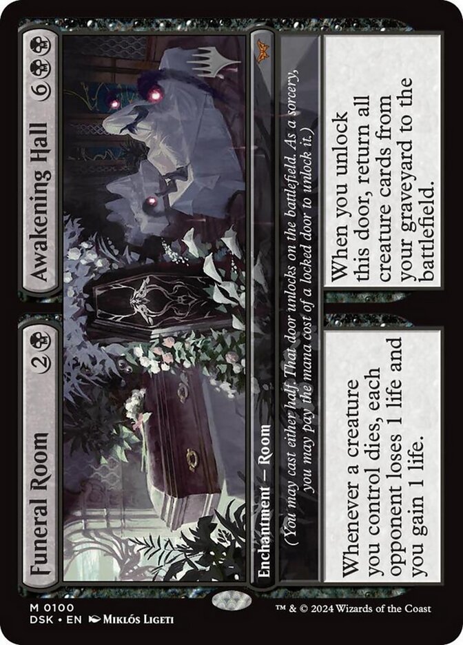 Funeral Room card front
