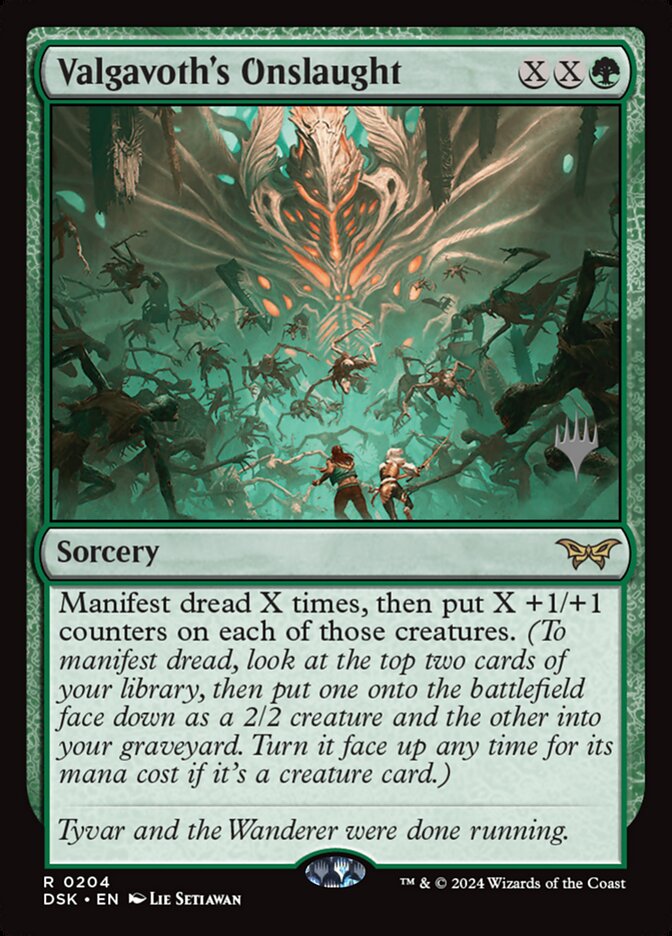 Valgavoth's Onslaught card front