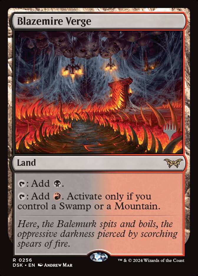 Blazemire Verge card front