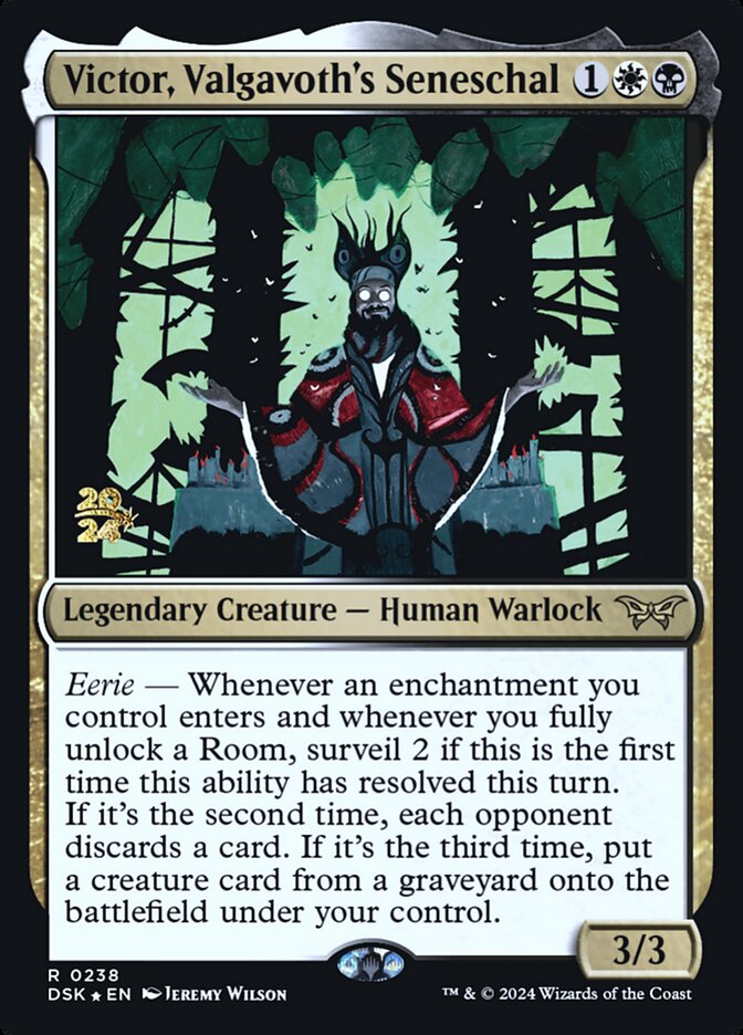Victor, Valgavoth's Seneschal card front