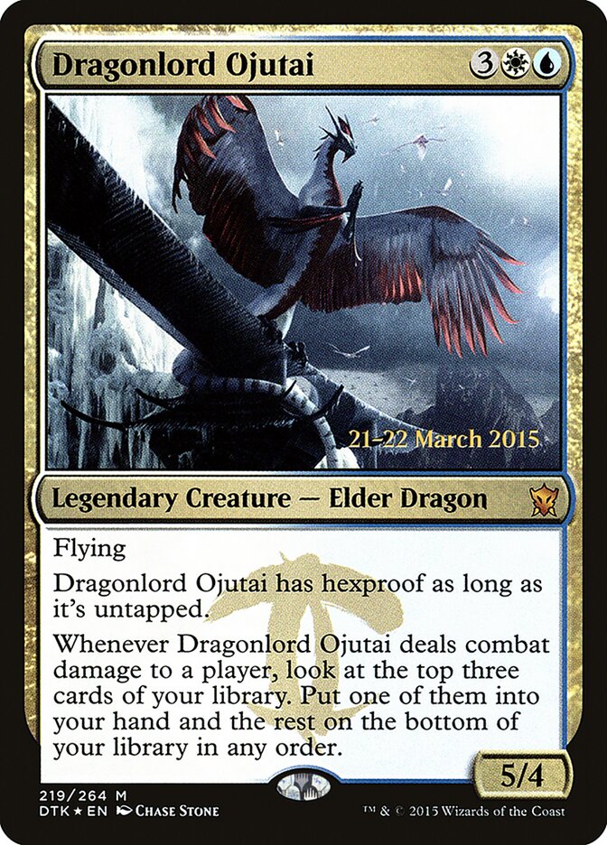 Dragonlord Ojutai card front