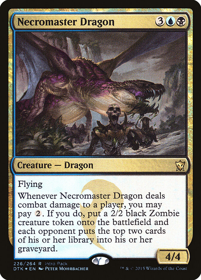 Necromaster Dragon card front