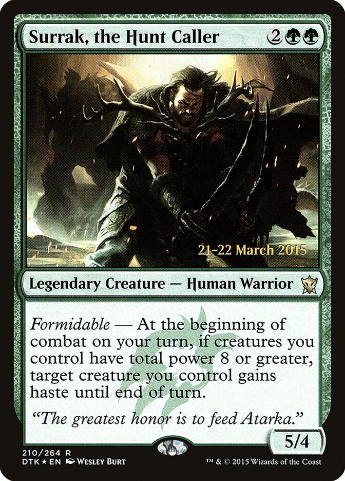 Surrak, the Hunt Caller card front