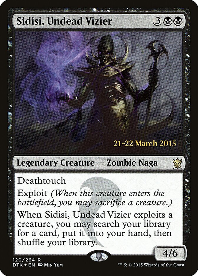 Sidisi, Undead Vizier card front