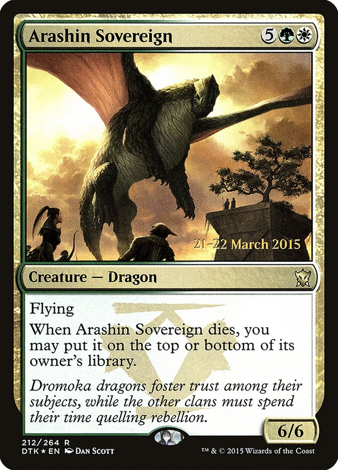 Arashin Sovereign card front