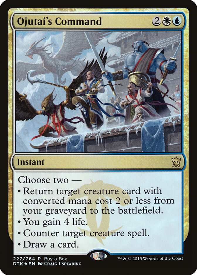 Ojutai's Command card front