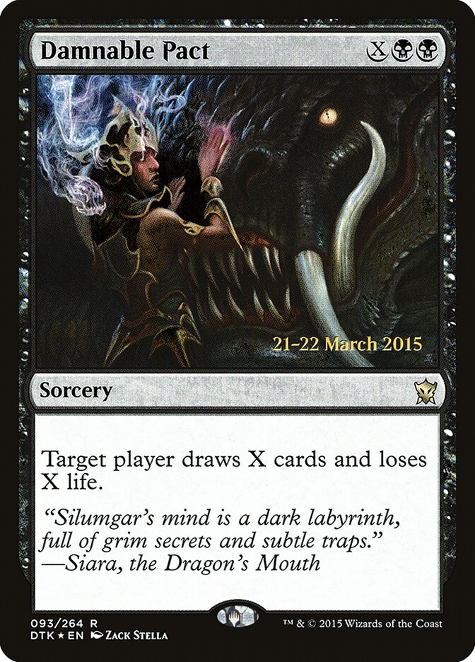 Damnable Pact card front