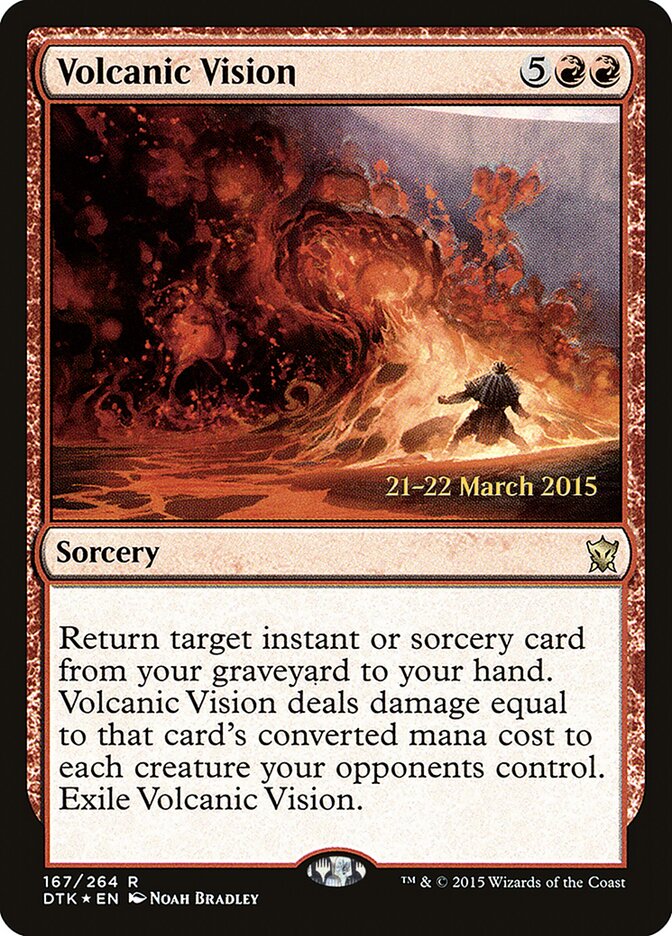 Volcanic Vision card front