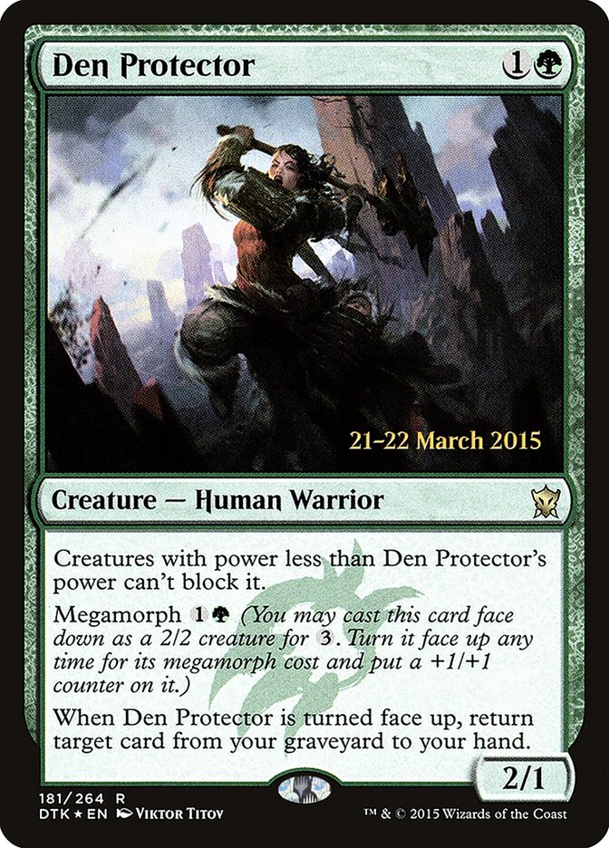 Den Protector card front