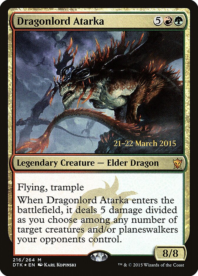Dragonlord Atarka card front