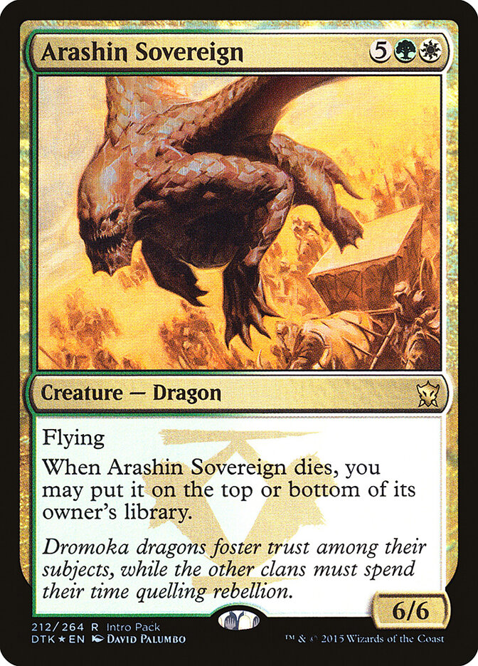Arashin Sovereign card front