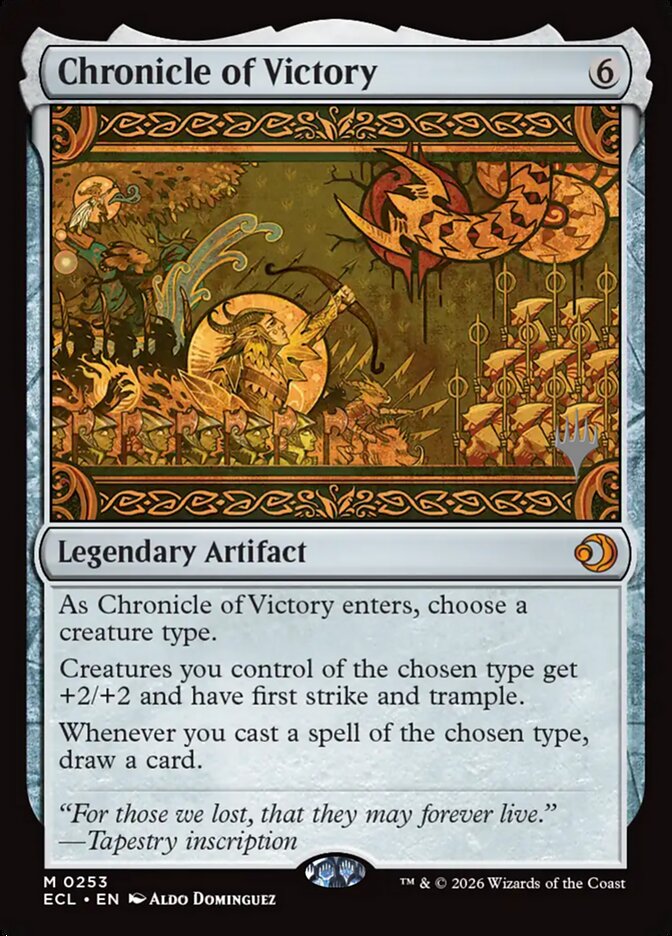 Chronicle of Victory card front