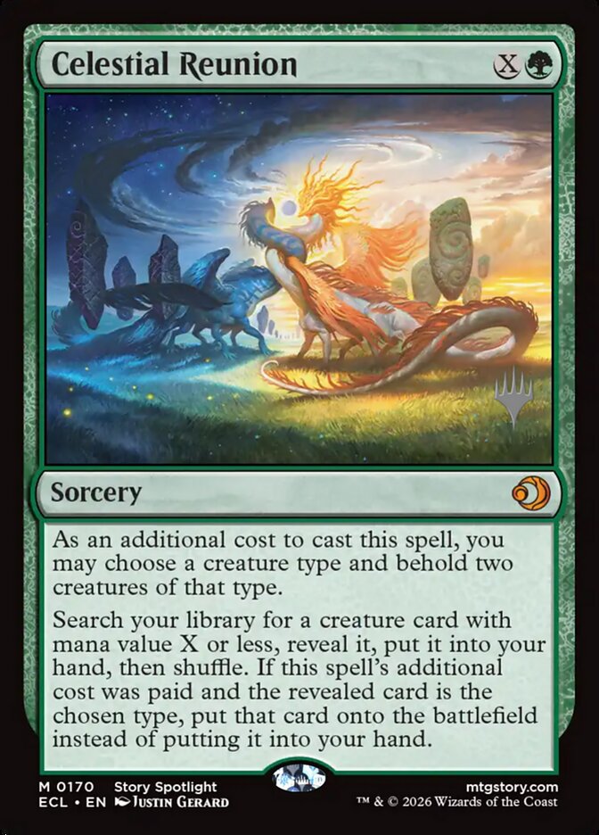 Celestial Reunion card front