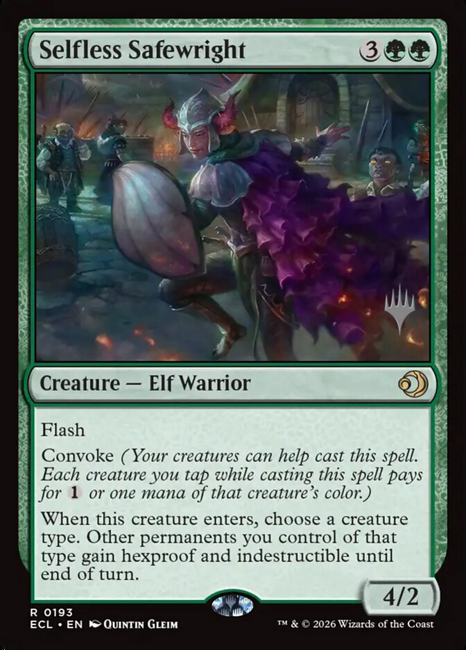 Selfless Safewright card front