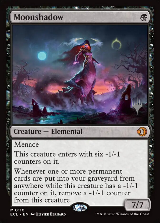 Moonshadow card front