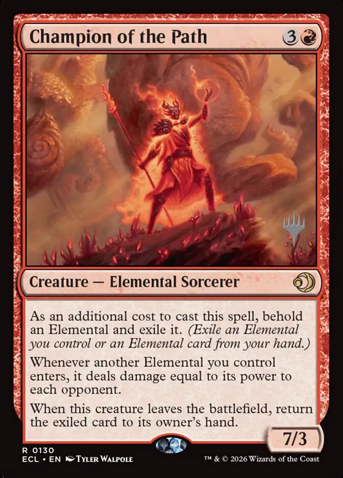 Champion of the Path card front