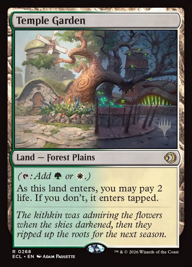 Temple Garden card front