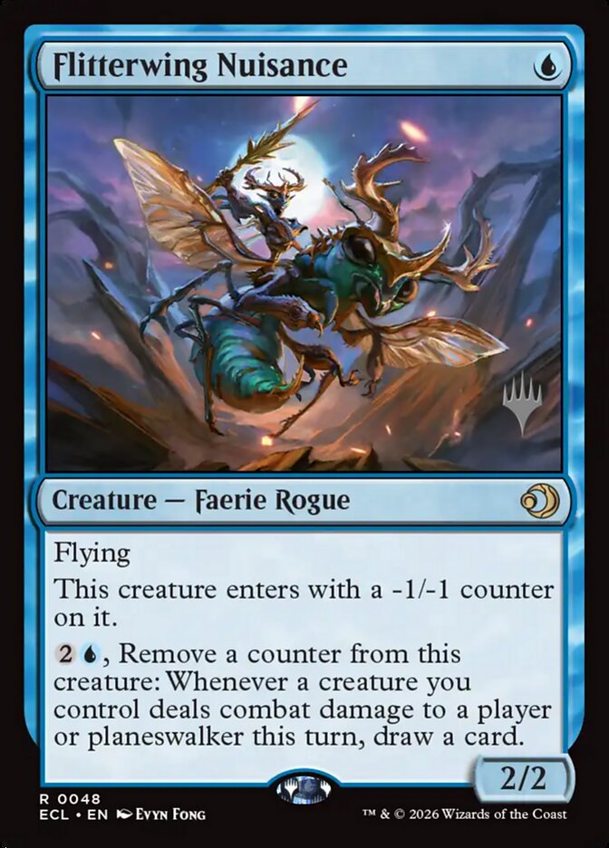Flitterwing Nuisance card front