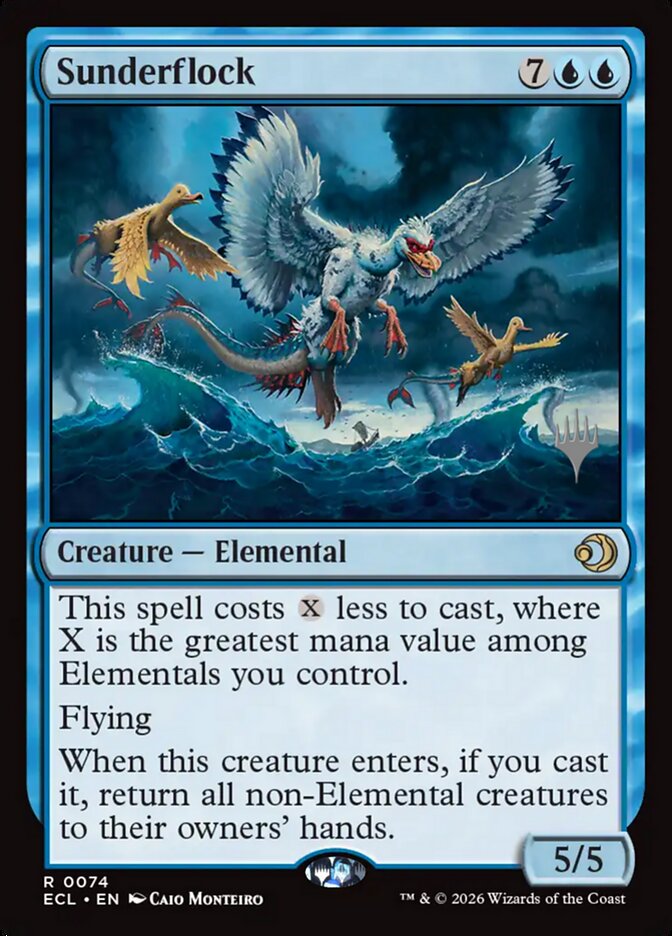 Sunderflock card front
