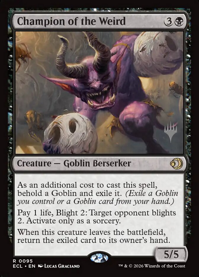 Champion of the Weird card front